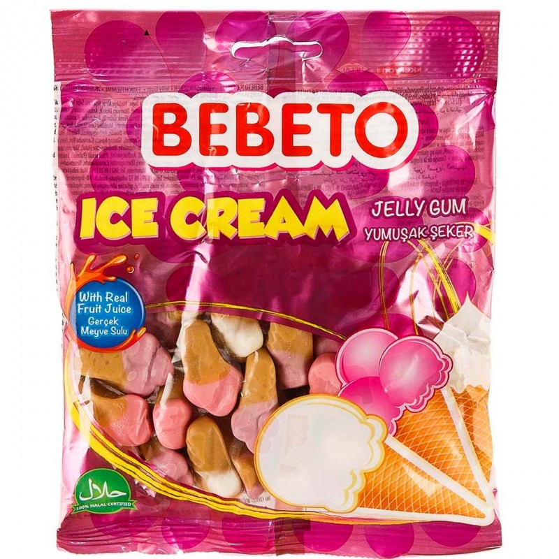 GOMITAS BEBETO 150GR ICE CREAM
