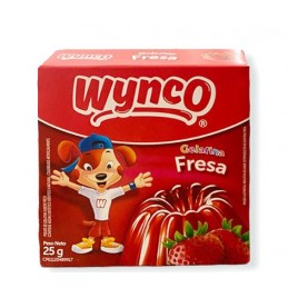 GELATINA WYNCO 25G FRESA