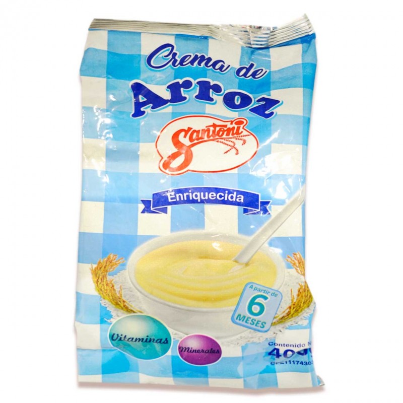 SANTONI CREMA DE ARROZ 400GR - Mi Bodega Express