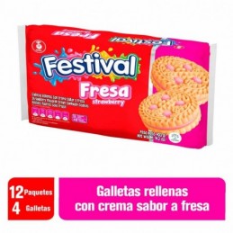 GALLETA FESTIVAL 403G FRESA