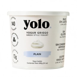 YOGURT YOLO 680G GRIEGO PLAIN